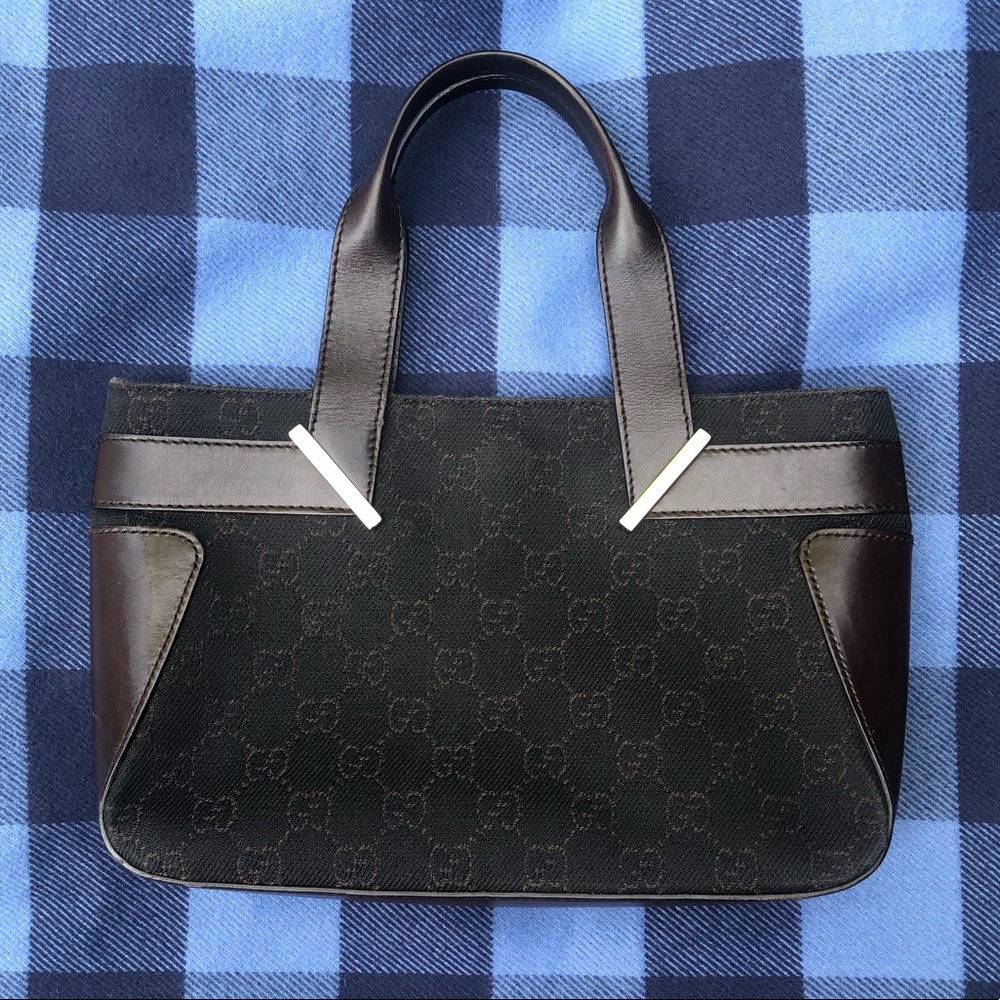 Authentic Gucci Canvas & Leather Tote